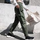 Belted Cuff Cargo Pants