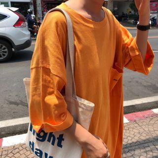 Lettering Oversized Hoodie Dress