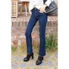 Seam-detail Boot-cut Jeans