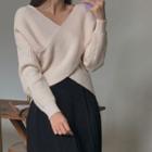 Criss-cross Wrap Sweater