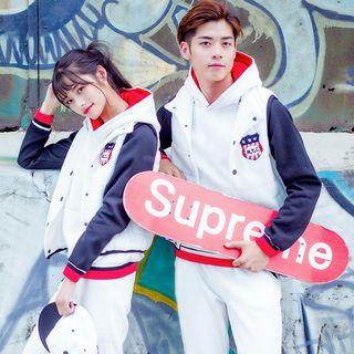 Couple Matching Set: Hoodie + Vest + Sweatpants
