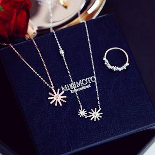 Flower Ring / Stud Earring / Necklace