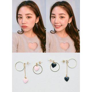 Heart Non-matching Earrings