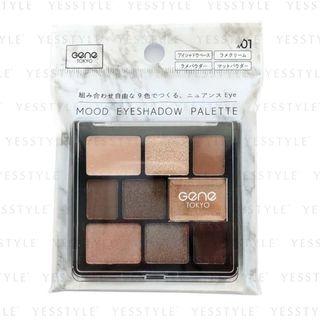 Daiso - Gene Tokyo Mood Eyeshadow Palette 01 1 Pc