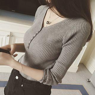 Plain Ribbed Top