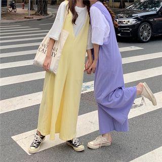 Short Sleeves T-shirt / Wide Leg Jumpsuit