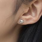 Non-matching Rabbit & Flower Fringed Earring Earring - As Shown In Figure - One Size
