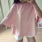 Loose Fit 3/4 Sleeve T-shirt