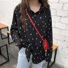 Dotted Shirt Black - One Size