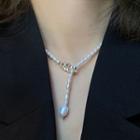 Faux Pearl Pendant Necklace Faux Pearl - White - One Size