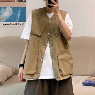 Button-up Safari Vest