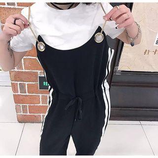 Chain Striped Jumper Pants