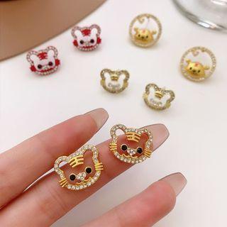 Tiger Alloy Earring