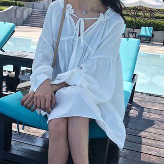 Balloon-sleeve Tunic