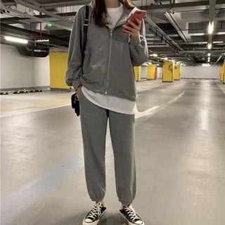 Set : Long-sleeve Jacket + Sweatpants