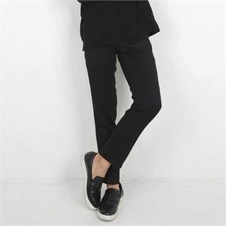 Plain Tapered Dress Pants (2 Length)