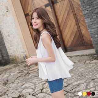 V-neck Trapeze Tank Top
