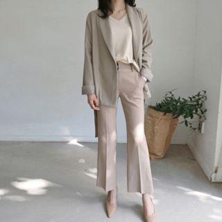 Shawl-collar Jacket With Sash
