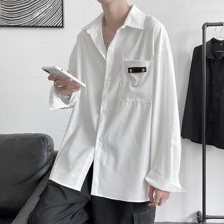 Chain Detail Long Sleeve Shirt