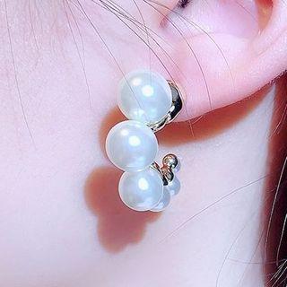 Faux Pearl Earring 1 Pair - One Size - One Size