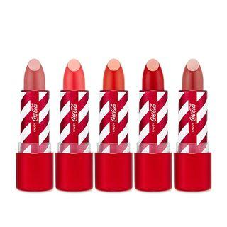 The Face Shop - Coca-cola Lipsticks (3 Colors) (coca-cola Edition) #02 Fizz Pink
