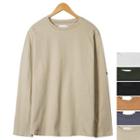 Couple Loose-fit Long-sleeve Cotton T-shirt
