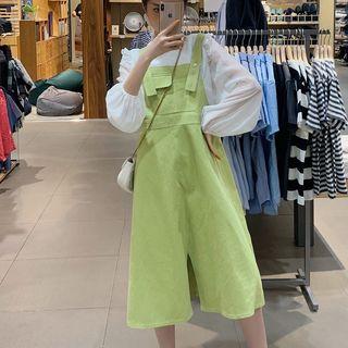 Front Slit Midi Jumper Dress