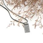 Metal Bar Pendant Necklace (2 Designs)