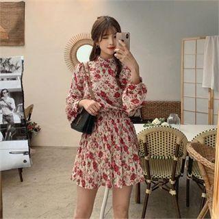 Bloom Chiffon Top & Miniskirt Set