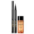 Clio - Kill Black Brush Liner Set : Eyeliner + Makeup Away Cleansing Oil 20ml