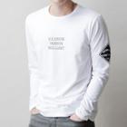 Round-neck Long-sleeve Printed T-shirt