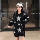 Long-sleeve Star Print Sweater