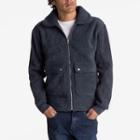 Long Sleeve Furry Zip-up Jacket