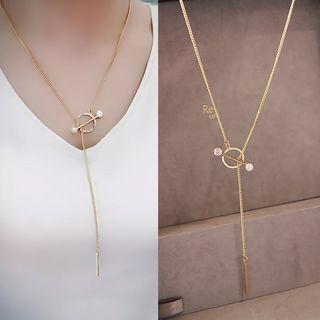 Bar Drop Necklace