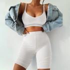 Set: Spaghetti Strap Sports Top + Shorts