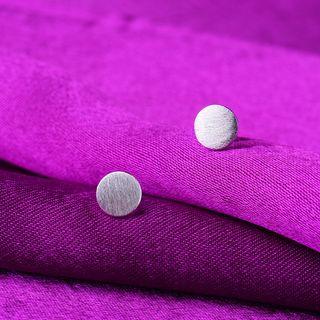 Disc Stud Earring 1 Pair - As Shown In Figure - One Size