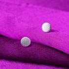 Disc Stud Earring 1 Pair - As Shown In Figure - One Size