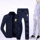 Set: Applique Zip Jacket + Sweatpants