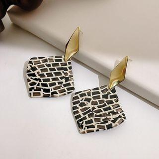 Acrylic Drop Earrings As Shown In Figure - One Size