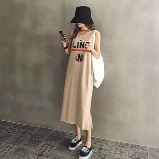Sleeveless Long Tank Dress