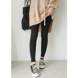 Tall Size Brushed-fleece Leggings