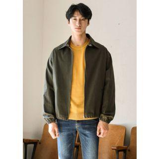 Zipped Cotton Herrington Jacket