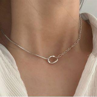 Hoop Choker Xl1207 - Silver - One Size