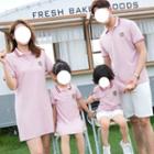 Family Matching Short-sleeve Polo Dress / Polo Shirt / Shorts