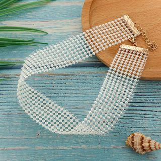 Faux Pearl Choker 4274 - One Size