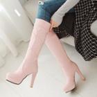 High-heel Platform Knee-high Boots