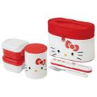 Hello Kitty Face Thermal Lunch Box Set