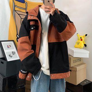 Color-block Cargo Jacket