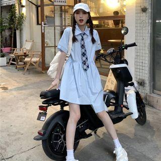 Asymmetrical Shirt Dress