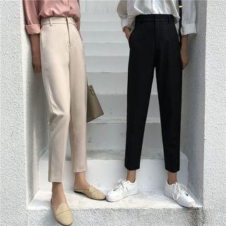 High-waist Crop Pants